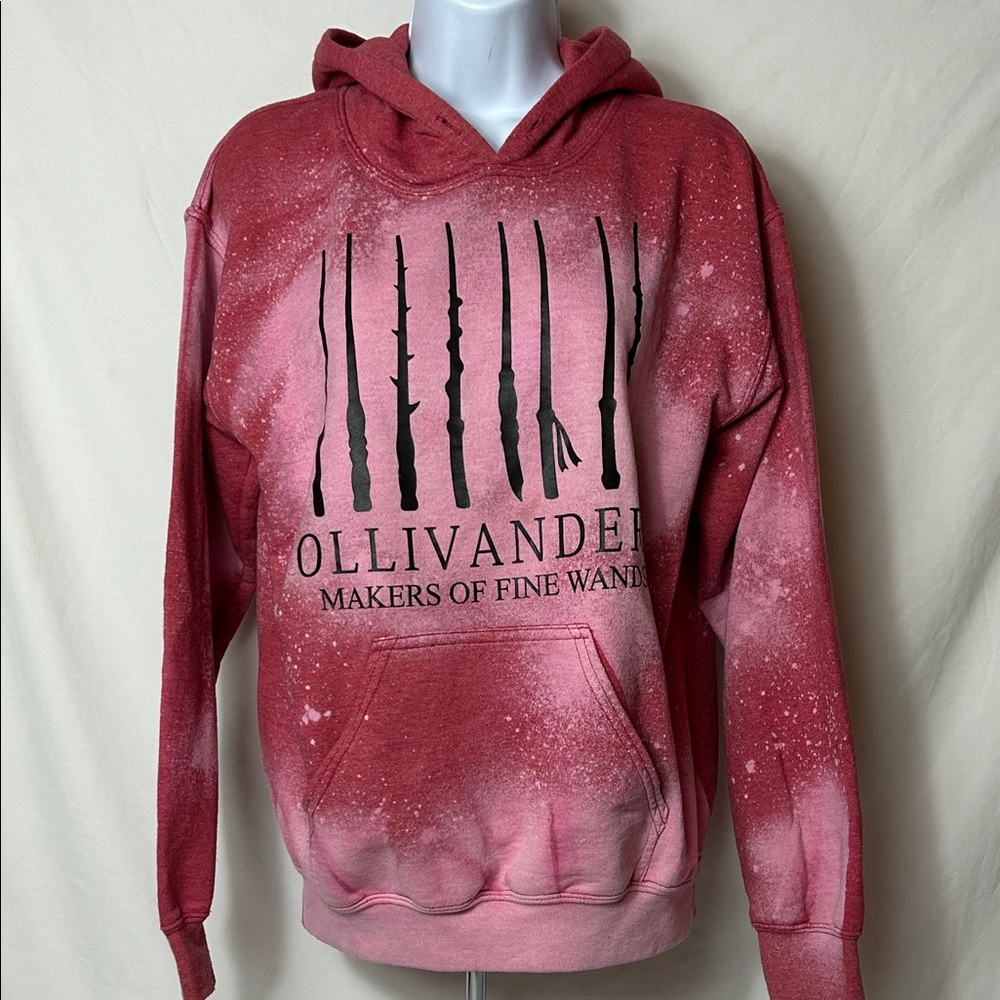 Harry Potter Makers Of Wands Size Small Shades of Pink Hoodie Sweatshirt